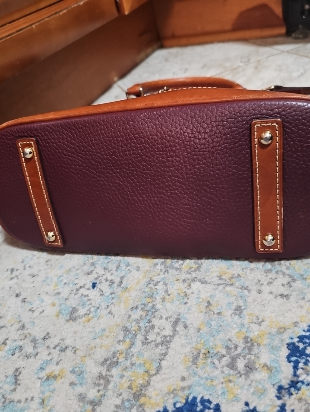 Dooney & Bourke Pebble Grain Zip Zip Satchel Bag - Picture 4 of 12